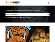 Tablet Screenshot of bitcoin-insight.com